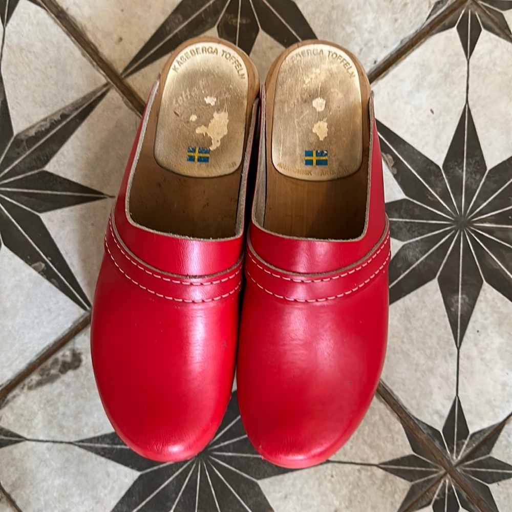 Vintage clogs -kaseberga toffelx 39